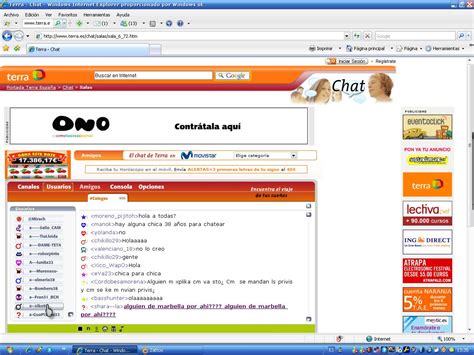 terra chat contactos|Terra Chat 